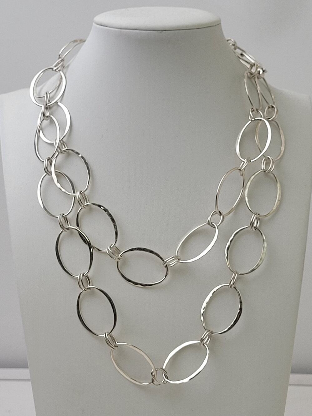 RLM Studio Robert Lee Morris Modern Sterling Silver Flat Oval Chain 36"